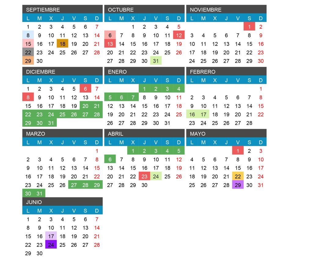calendario escolar 25-26